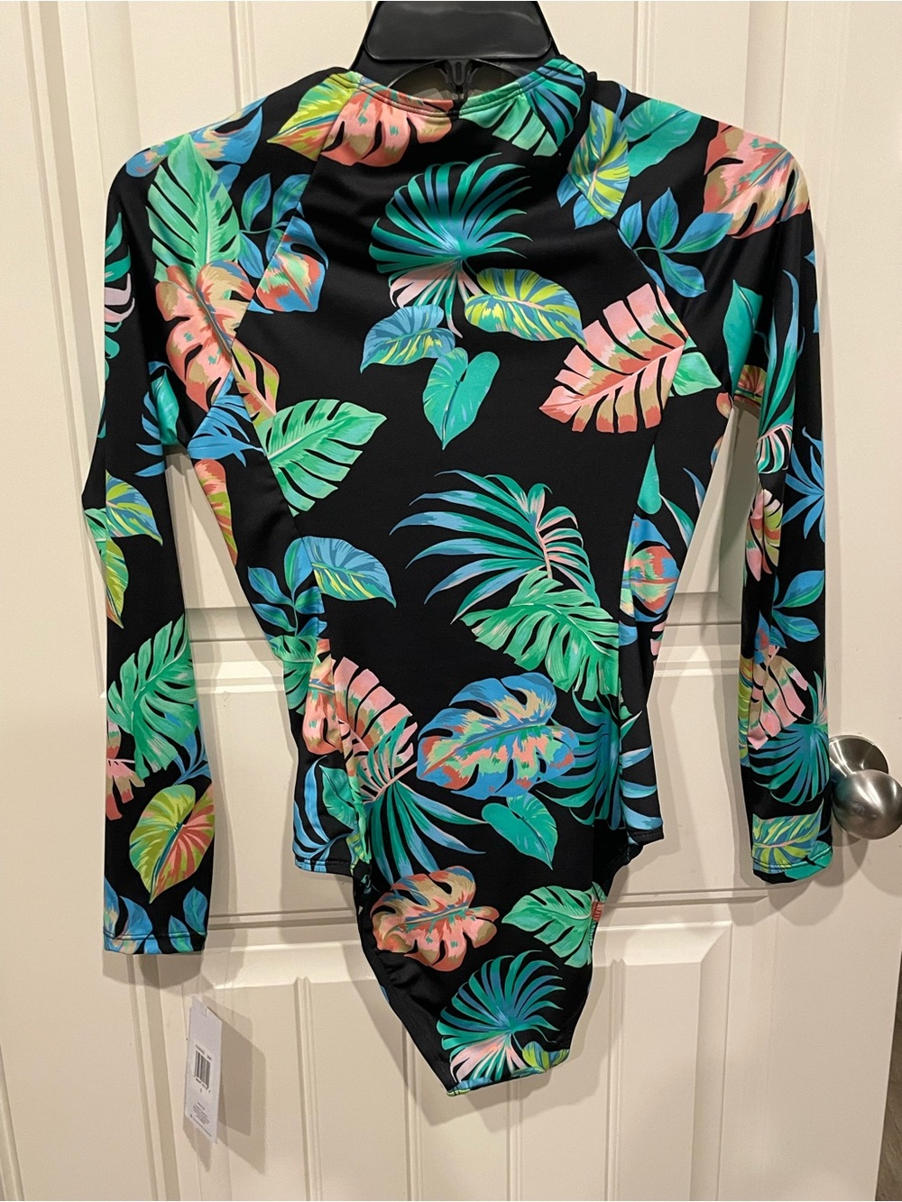 🌴 Hurley Tropical Leaf Rashguard Bodysuit | Size S 🌴 - Picture 6 of 6